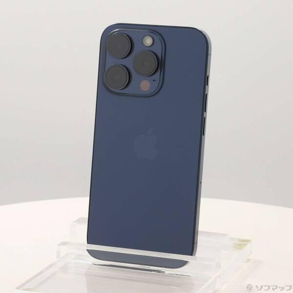 〔中古〕Apple(アップル) iPhone15 Pro 128GB ブルーチタニウム MTUA3J／A SIMフリー〔262-ud〕 | 