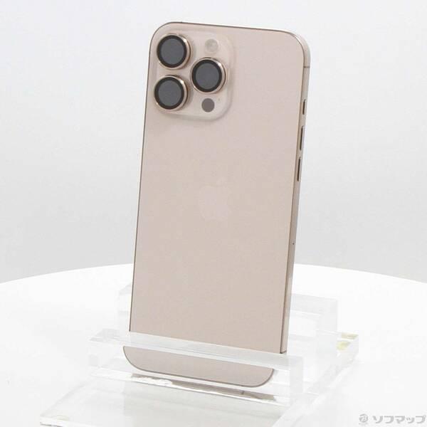 〔中古〕Apple(アップル) iPhone16 Pro Max 256GB デザートチタニウム MYWJ3J／A SIMフリー〔377-ud〕 | 
