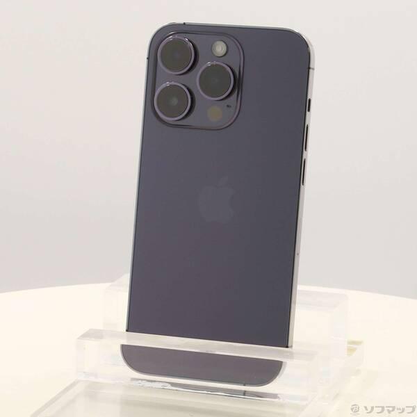 〔中古〕Apple(アップル) iPhone14 Pro 128GB ディープパープル MQ0F3J／A SIMフリー〔276-ud〕 | 
