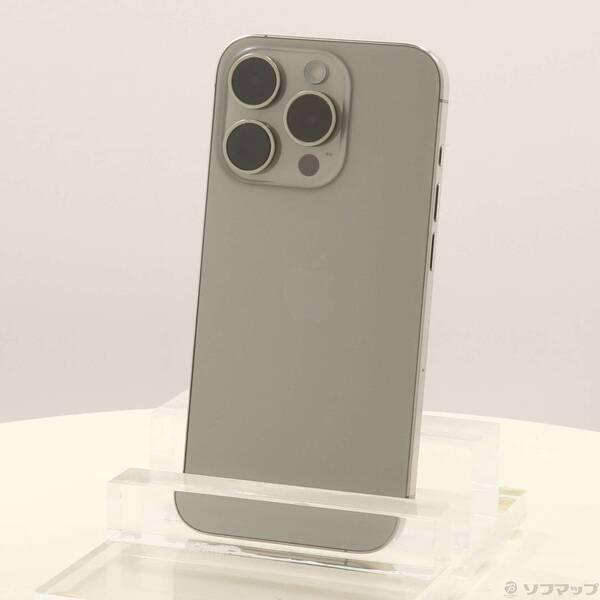 〔中古〕Apple(アップル) iPhone15 Pro 128GB ナチュラルチタニウム MTU93J／A SIMフリー〔377-ud〕 | 