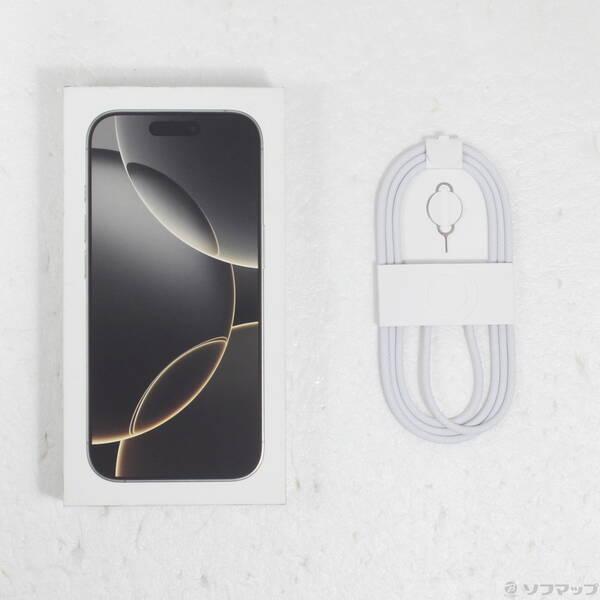 〔中古〕Apple(アップル) iPhone16 Pro 256GB ナチュラルチタニウム MYN33J／A SIMフリー〔295-ud〕 |  | 04