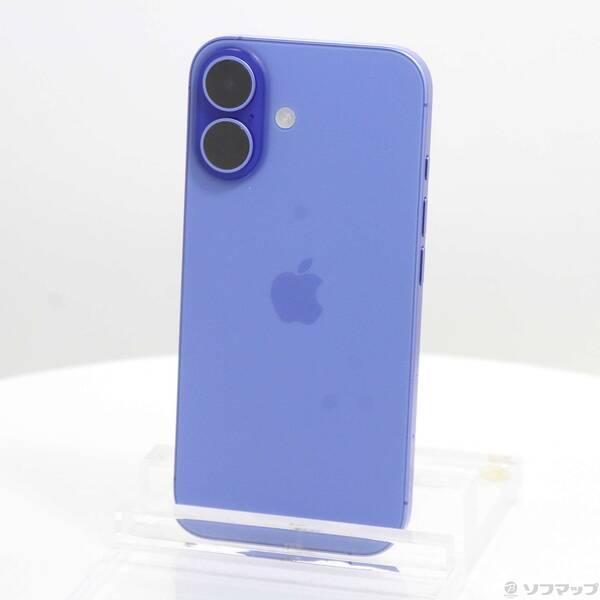 〔中古〕Apple(アップル) iPhone16 128GB ウルトラマリン 3N394J／A SIMフリー〔377-ud〕 | 