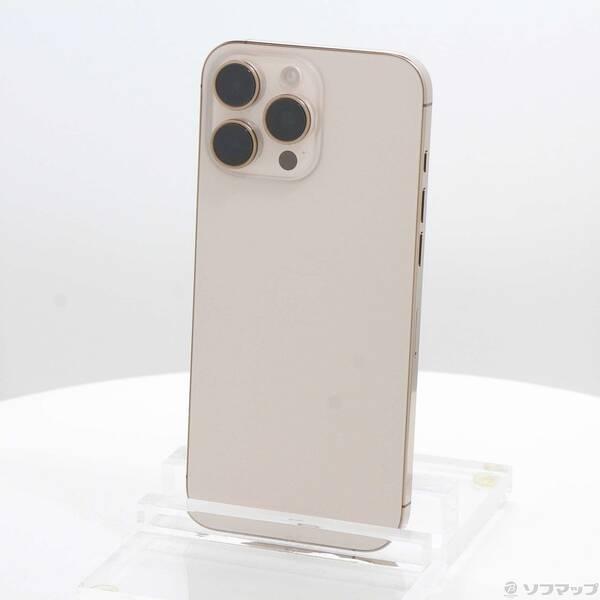 〔中古〕Apple(アップル) iPhone16 Pro Max 256GB デザートチタニウム MYWJ3J／A SIMフリー〔348-ud〕 | 