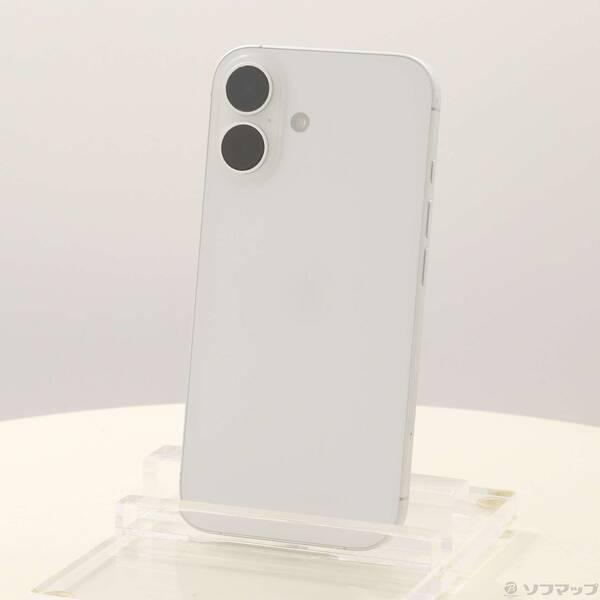 〔中古〕Apple(アップル) iPhone16 128GB ホワイト MYDR3J／A SIMフリー〔262-ud〕 | 