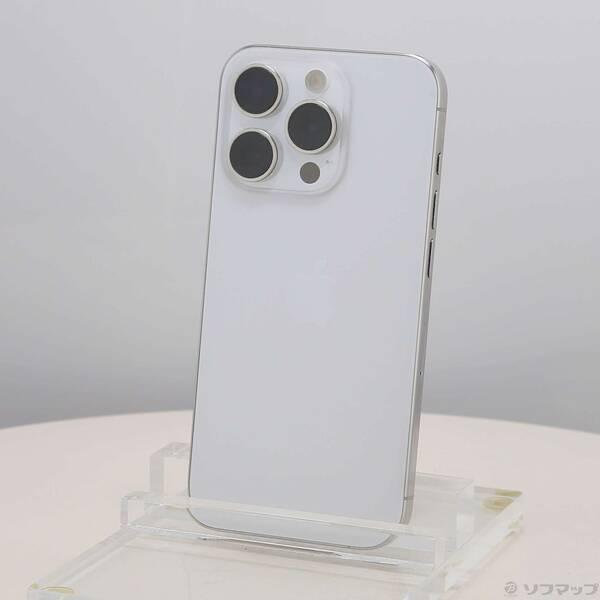 〔中古〕Apple(アップル) iPhone15 Pro 512GB ホワイトチタニウム MTUJ3J／A SIMフリー〔269-ud〕 | 
