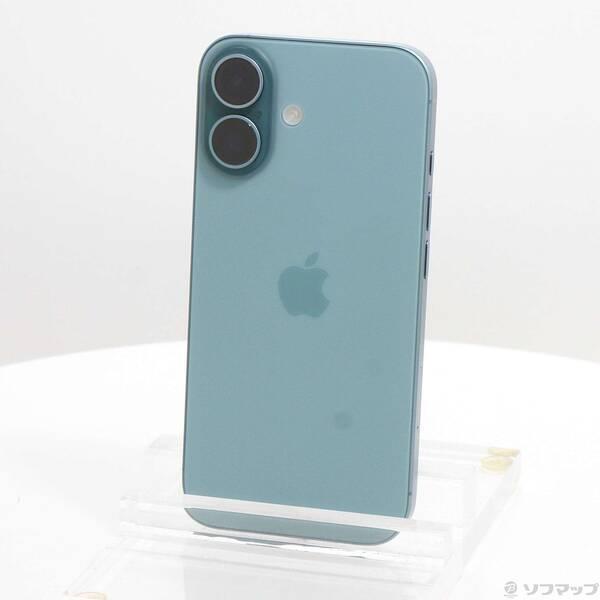 〔中古〕Apple(アップル) iPhone16 128GB ティール MYDV3J／A SIMフリー〔348-ud〕 | 