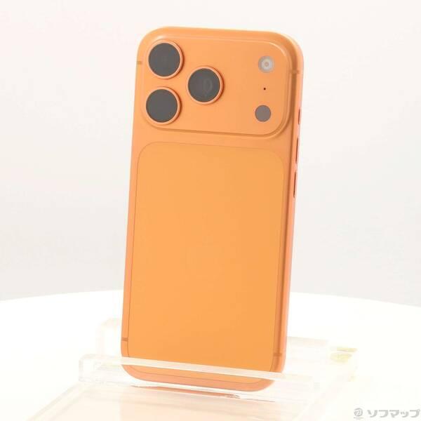 〔中古〕Apple(アップル) iPhone17 Pro 256GB コズミックオレンジ MG864J／A SIMフリー〔269-ud〕 | 