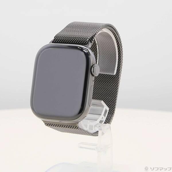 〔中古〕Apple(アップル) Apple Watch Series 11 GPS + Cellular 46mm スレートチタニウムケース スレートミラネーゼループ〔349-ud〕 | 