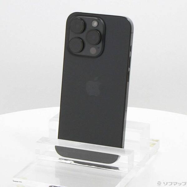 〔中古〕Apple(アップル) iPhone15 Pro 256GB ブラックチタニウム MTUC3J／A SIMフリー〔295-ud〕 | 