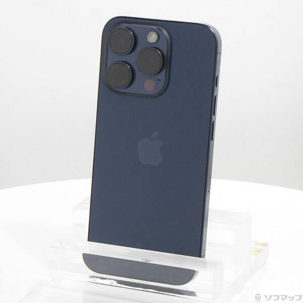 〔中古〕Apple(アップル) iPhone15 Pro 256GB ブルーチタニウム MTUG3J／A SIMフリー〔377-ud〕 | 