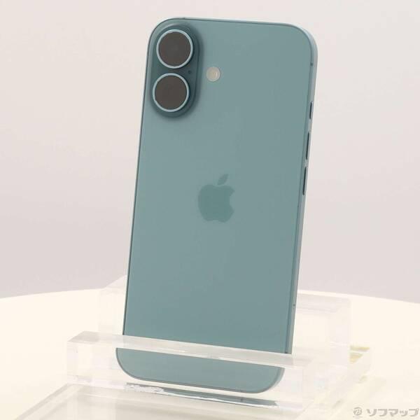 〔中古〕Apple(アップル) iPhone16 128GB ティール MYDV3J／A SIMフリー〔276-ud〕 | 