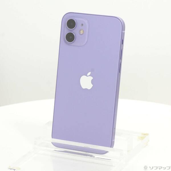 〔中古〕Apple(アップル) iPhone12 128GB パープル MJNJ3J／A SIMフリー〔295-ud〕 | 