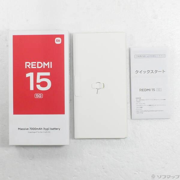 〔中古〕Xiaomi(シャオミ) Redmi 15 5G 128GB リップルグリーン A501XM Softbank SIMフリー〔269-ud〕 |  | 04