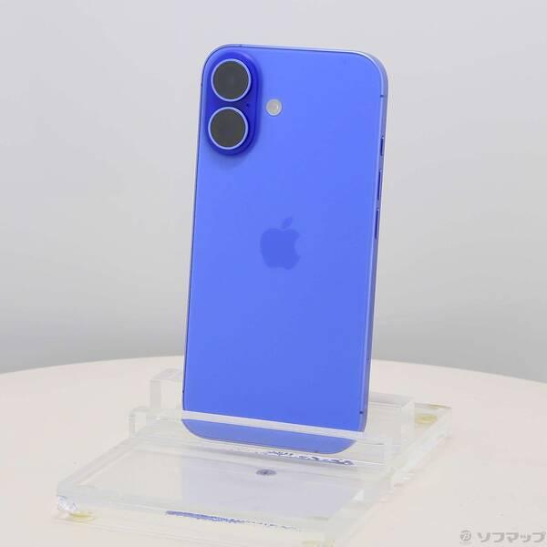 〔中古〕Apple(アップル) iPhone16 256GB ウルトラマリン MYE03J／A SIMフリー〔269-ud〕 | 