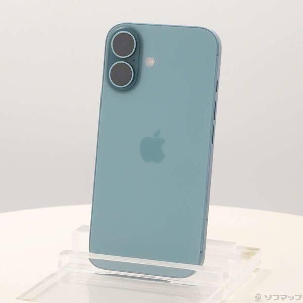 〔中古〕Apple(アップル) iPhone16 128GB ティール MYDV3J／A SIMフリー〔269-ud〕 | 