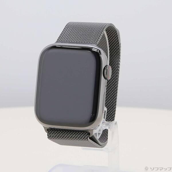 〔中古〕Apple(アップル) Apple Watch Series 9 GPS + Cellular 45mm グラファイトステンレススチールケース グラファイトミラネーゼループ〔269-ud〕 | 