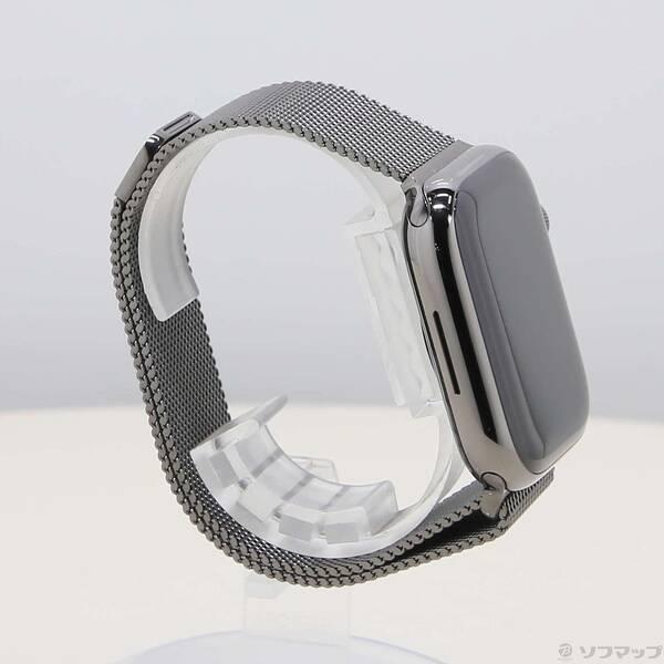 〔中古〕Apple(アップル) Apple Watch Series 9 GPS + Cellular 45mm グラファイトステンレススチールケース グラファイトミラネーゼループ〔269-ud〕 |  | 03
