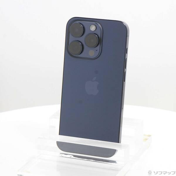 〔中古〕Apple(アップル) iPhone15 Pro 256GB ブルーチタニウム MTUG3J／A SIMフリー〔262-ud〕 | 