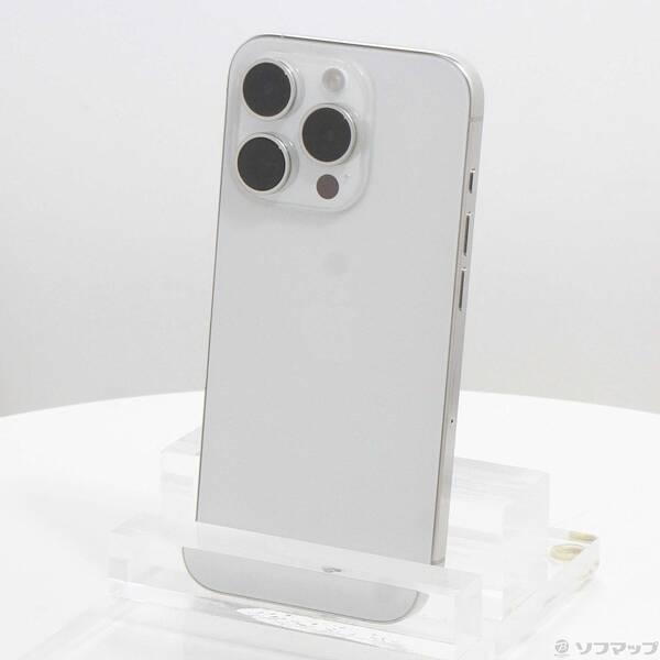 〔中古〕Apple(アップル) iPhone15 Pro 256GB ホワイトチタニウム MTUD3J／A SIMフリー〔269-ud〕 | 