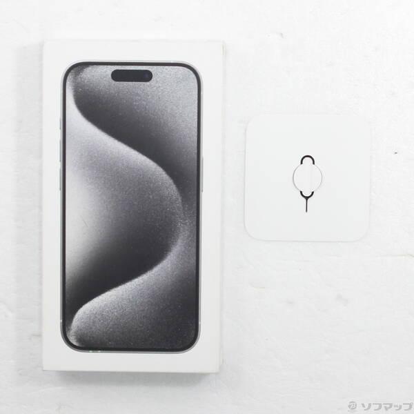 〔中古〕Apple(アップル) iPhone15 Pro 256GB ホワイトチタニウム MTUD3J／A SIMフリー〔269-ud〕 |  | 04