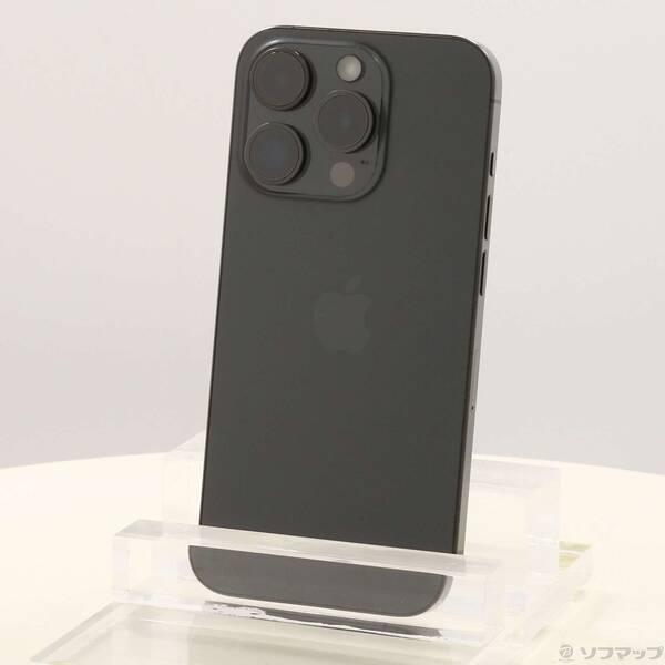〔中古〕Apple(アップル) iPhone15 Pro 128GB ブラックチタニウム MTU73J／A SIMフリー〔269-ud〕 | 