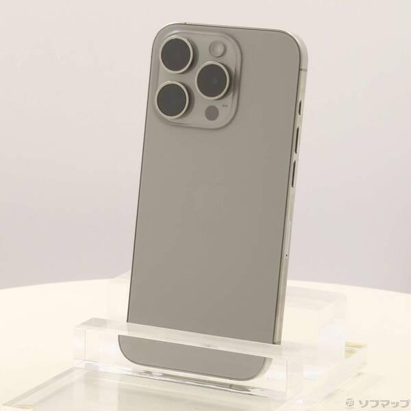 〔中古〕Apple(アップル) iPhone15 Pro 128GB ナチュラルチタニウム MTU93J／A SIMフリー〔269-ud〕 | 