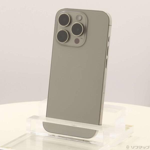 〔中古〕Apple(アップル) iPhone15 Pro 128GB ナチュラルチタニウム MTU93J／A SIMフリー〔344-ud〕 | 