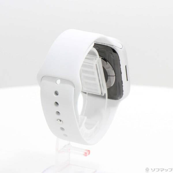 〔中古〕Apple(アップル) Apple Watch Series 8 GPS + Cellular 45mm シルバーアルミニウムケース ホワイトスポーツバンド〔377-ud〕 |  | 02