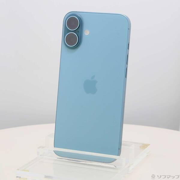 〔中古〕Apple(アップル) iPhone16 Plus 128GB ティール MXVF3J／A SIMフリー〔344-ud〕 | 