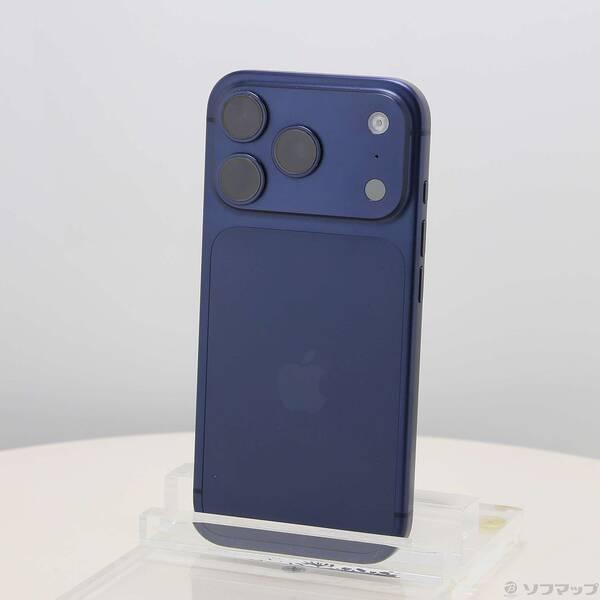 〔中古〕Apple(アップル) iPhone17 Pro 512GB ディープブルー MG8C4J／A SIMフリー〔295-ud〕 | 