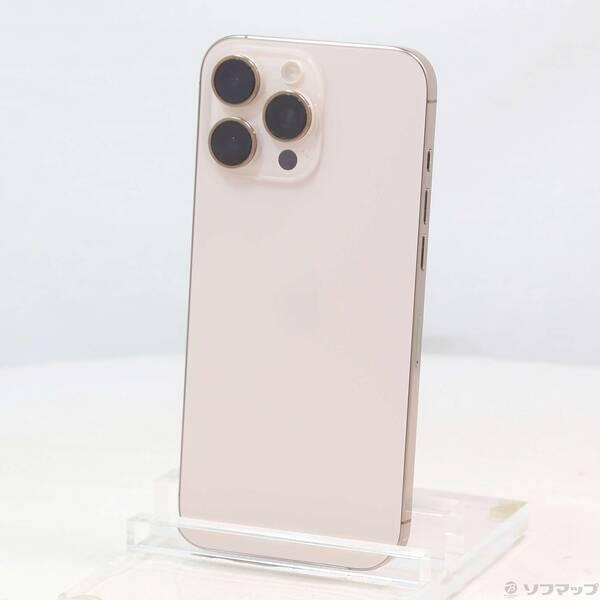 〔中古〕Apple(アップル) iPhone16 Pro Max 256GB デザートチタニウム MYWJ3J／A SIMフリー〔305-ud〕 | 