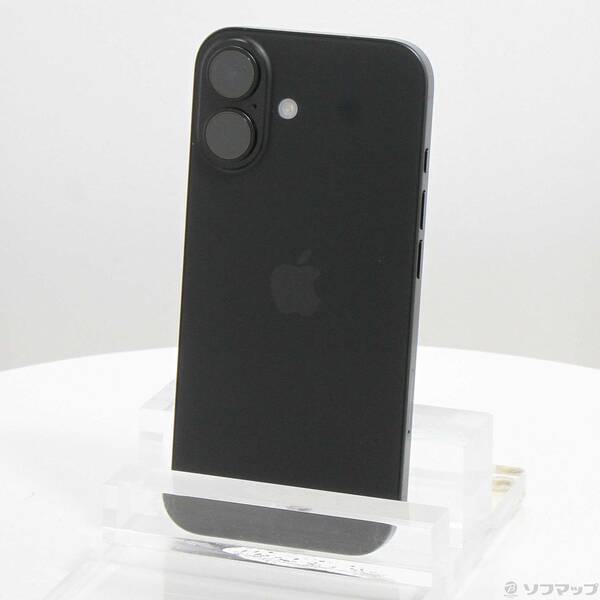 〔中古〕Apple(アップル) iPhone16 128GB ブラック MYDQ3J／A SIMフリー〔198-ud〕 | 