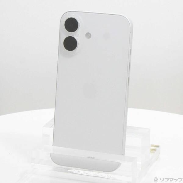 〔中古〕Apple(アップル) iPhone16 128GB ホワイト MYDR3J／A SIMフリー〔262-ud〕 | 