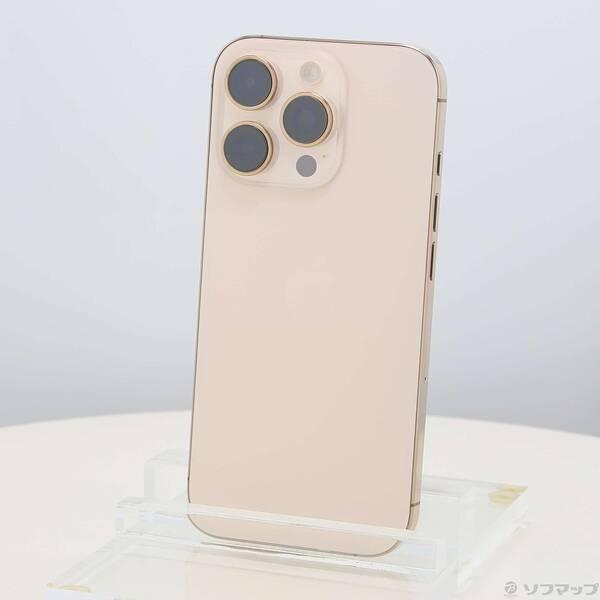 〔中古〕Apple(アップル) iPhone16 Pro 128GB デザートチタニウム MYMX3J／A SIMフリー〔377-ud〕 | 