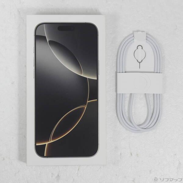 〔中古〕Apple(アップル) iPhone16 Pro Max 256GB ナチュラルチタニウム MYWK3J／A SIMフリー〔349-ud〕 |  | 04