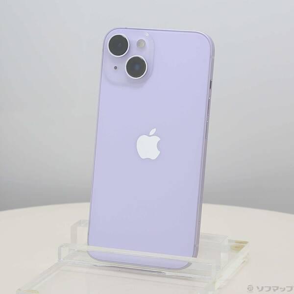 〔中古〕Apple(アップル) iPhone14 128GB パープル MPUY3J／A SIMフリー〔305-ud〕 | 