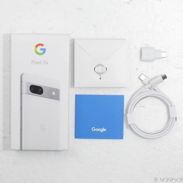 〔中古〕GOOGLE(グーグル) Google Pixel 7a 128GB スノー au SIMフリー〔305-ud〕 |  | 04