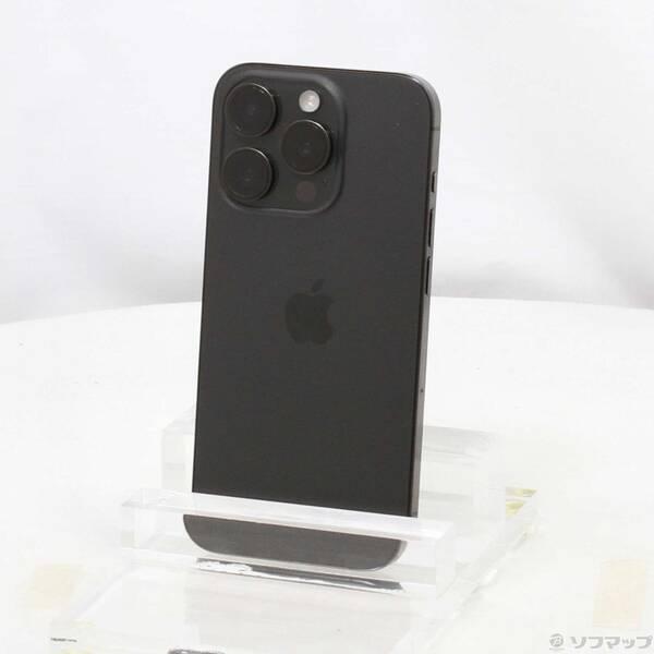 〔中古〕Apple(アップル) iPhone15 Pro 128GB ブラックチタニウム MTU73J／A SIMフリー〔258-ud〕 | 