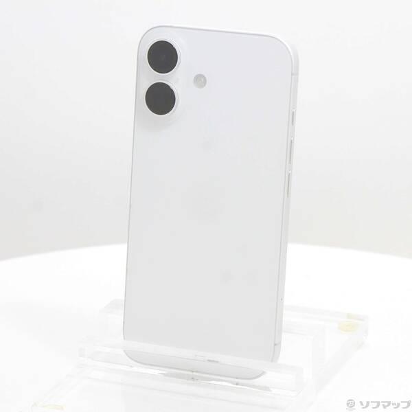 〔中古〕Apple(アップル) iPhone16 256GB ホワイト MYDX3J／A SIMフリー〔276-ud〕 | 