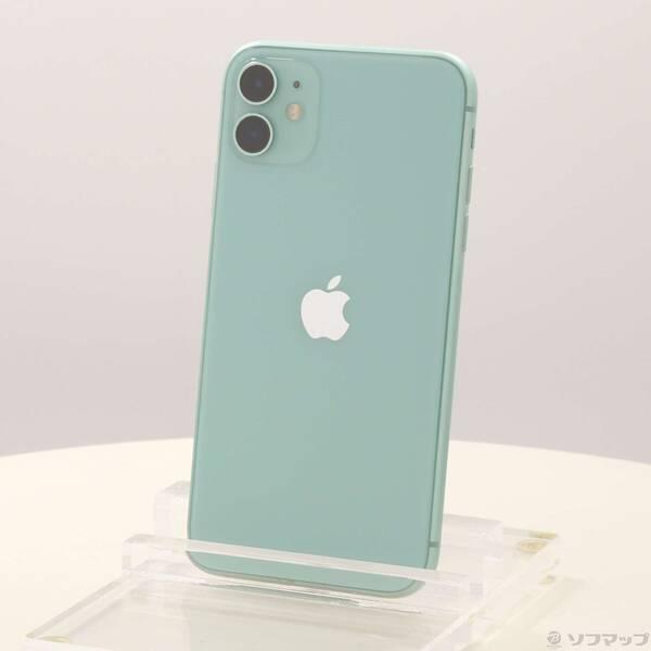〔中古〕Apple(アップル) iPhone11 128GB グリーン MWM62J／A SIMフリー〔377-ud〕 | 