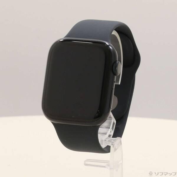 〔中古〕Apple(アップル) Apple Watch Series 9 GPS 45mm ミッドナイトアルミニウムケース ミッドナイトスポーツバンド〔297-ud〕 | 