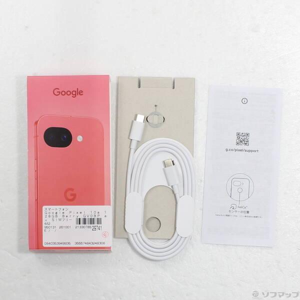 〔中古〕GOOGLE(グーグル) Google Pixel 10a 128GB Berry GV0BP au SIMフリー〔276-ud〕 |  | 04