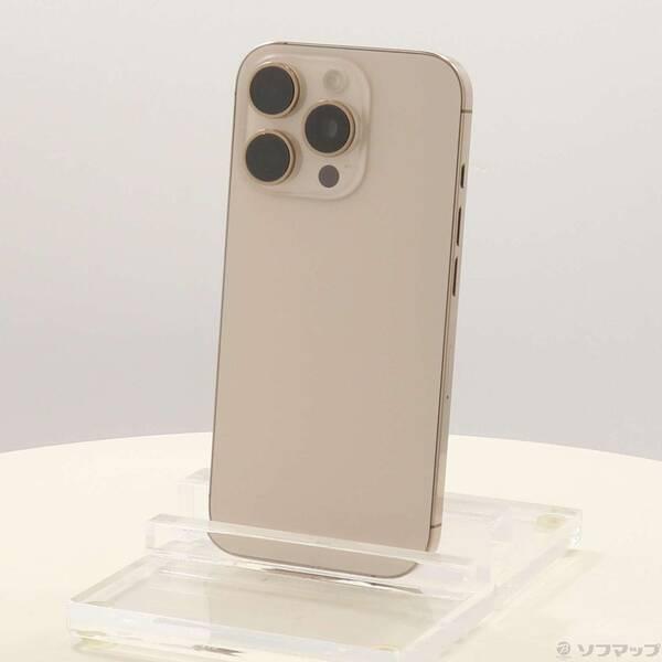 〔中古〕Apple(アップル) iPhone16 Pro 128GB デザートチタニウム MYMX3J／A SIMフリー〔198-ud〕 | 