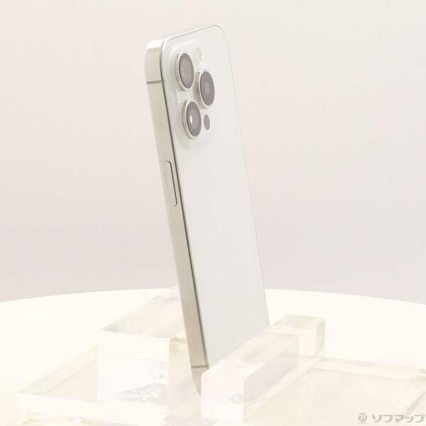 〔中古〕Apple(アップル) iPhone15 Pro 256GB ホワイトチタニウム MTUD3J／A SIMフリー〔377-ud〕 |  | 03
