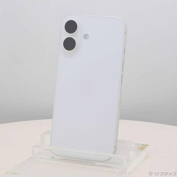 〔中古〕Apple(アップル) iPhone16 128GB ホワイト MYDR3J／A SIMフリー〔377-ud〕 | 