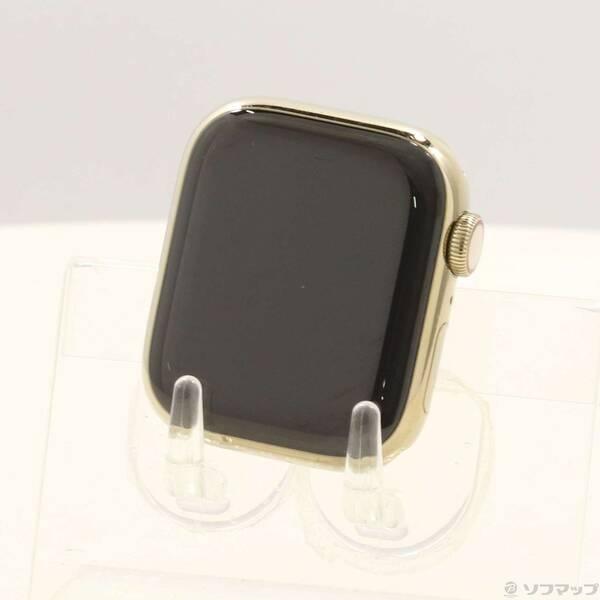 〔中古〕Apple(アップル) Apple Watch Series 8 GPS + Cellular 41mm ゴールドステンレススチールケース バンド無し〔344-ud〕 | 
