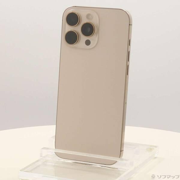 〔中古〕Apple(アップル) iPhone16 Pro Max 256GB デザートチタニウム MYWJ3J／A SIMフリー〔371-ud〕 | 