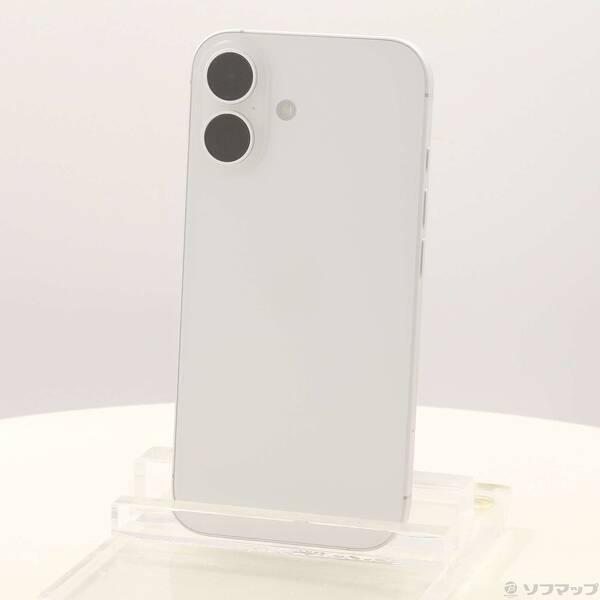 〔中古〕Apple(アップル) iPhone16 128GB ホワイト MYDR3J／A SIMフリー〔344-ud〕 | 