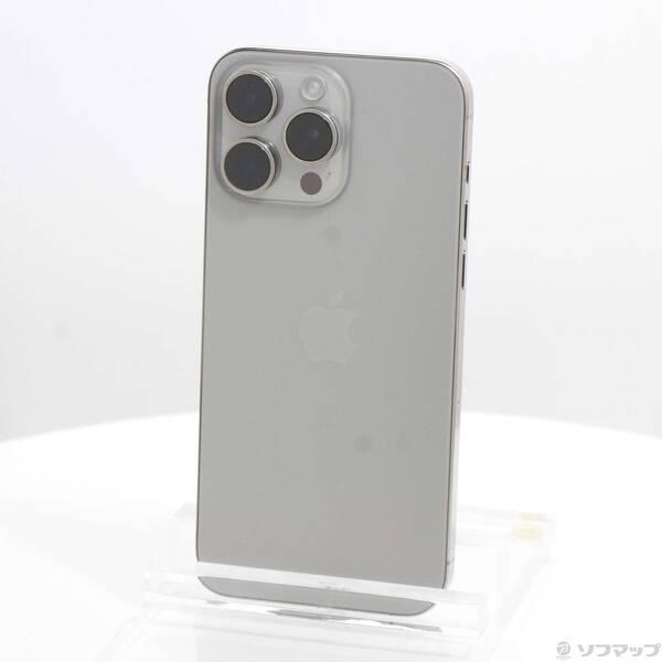 〔中古〕Apple(アップル) iPhone15 Pro Max 512GB ナチュラルチタニウム MU6W3J／A SIMフリー〔377-ud〕 | 