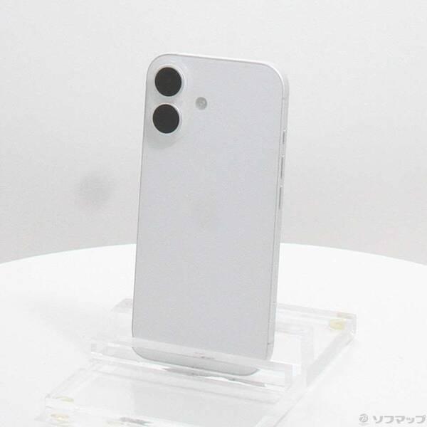 〔中古〕Apple(アップル) iPhone16 128GB ホワイト MYDR3J／A SIMフリー〔198-ud〕 | 